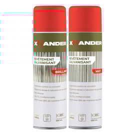 Revêtement galvanisant aérosol