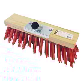 Balai cantonnier rouge - Longueur 32 cm - Largeur 7,5 cm