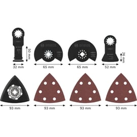 Coffret de 8 accessoires pour outils oscillants RÉNOVATION - Starlock