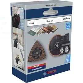 Set de 4 accessoires pour outils oscillants CARRELAGE - Starlock