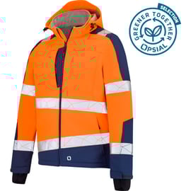 Veste softshell haute-visibilité VEGA EVO OGT orange/marine