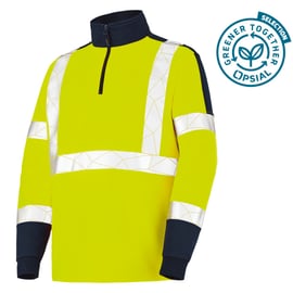Sweat MARIUS OGT - jaune et marine - classe 3