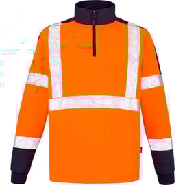 Sweat MARIUS OGT - orange et marine - classe 3