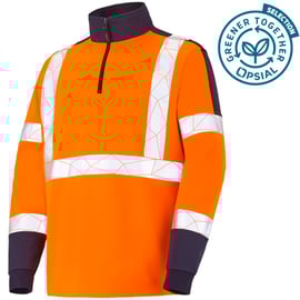 Sweat MARIUS OGT - orange et marine - classe 3