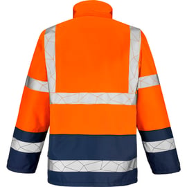 Parka haute-visibilité 4 en 1 SIRIUS EVO OGT orange/marine