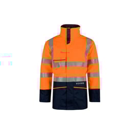 Parka multirisques haute visibilité HEDLAND orange/marine - 3XL