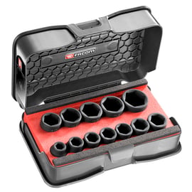 Douille impact courte NSS en coffret MBOX de 12 pièces