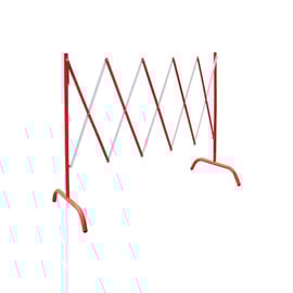 Barrière de chantier extensible en acier 2,30 mètres