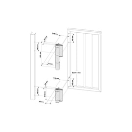 Ferme-portail hydraulique MAMMOTH HD