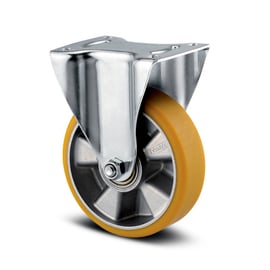 Roulette de manutention fixe polyurethane 3478 ITP à roulement à billes de précision