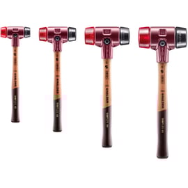 Massette SIMPLEX à embouts interchangeables en caoutchouc noir plastique rouge boîtier en fonte malléable manche en bois