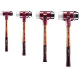 Massette SIMPLEX à embouts interchangeables en caoutchouc chargé noir superplastique blanc avec boîtier en fonte malléable manche en bois