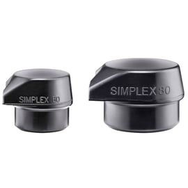 Embout pour massette SIMPLEX en caoutchouc chargé avec pied integré