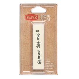 Porte nom à clipser 100 x 25 mm