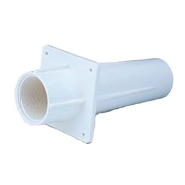 Traversée de paroi ABS blanc pour buse béton diamètre 25 cm