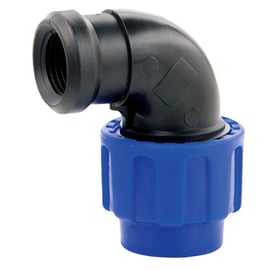 Coude à compression taraudé