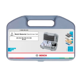 Coffret de 6 scies trépans HSS multimatériaux - 20 à 68 mm