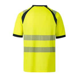 T-shirt manches courtes haute visibilité TO5 jaune/marine