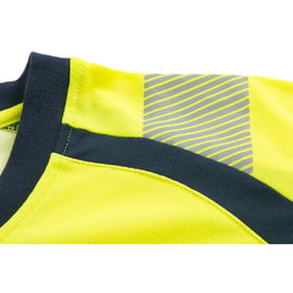 T-shirt manches courtes haute visibilité TO5 jaune/marine