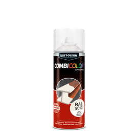Peinture antirouille COMBICOLOR aérosol - 400 ml - blanc RAL 9010