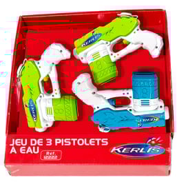 Jeu de 3 pistolets à eau