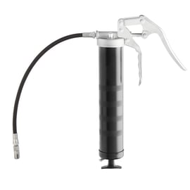 Pistolet manuel de graissage avec flexible et agrafe - Capacité : 400 cm³ - Pression : 345 bar - Longueur : 270 mm