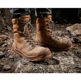 Chaussures hautes JALBORG STEEL EVOL marron S3
