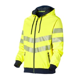 Coupe-vent haute visibilité LUKLIGHT jaune/marine