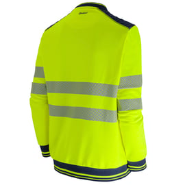 Sweat haute visibilité LUKLIGHT GRS® jaune/marine
