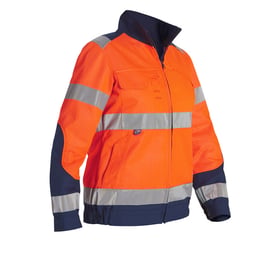 Blouson femme haute visibilité LUKLIGHT orange/marine