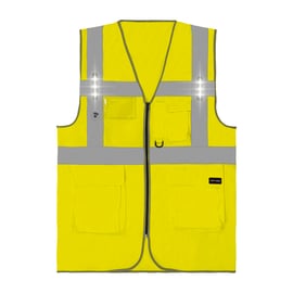Gilet haute visibilité SAFARI LED jaune