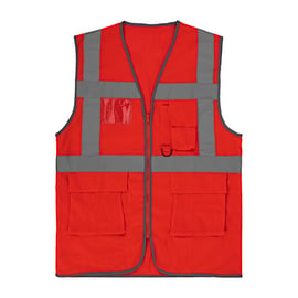 Gilet haute visibilité SAFARI AIR rouge