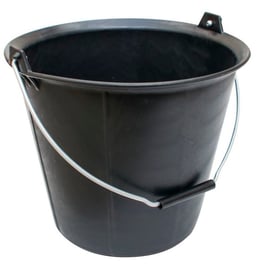 Seau en plastique 13 L - Rouge