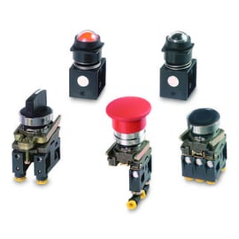 Selecteur 3 positions indexées Harmony XB4 - métal