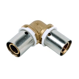 Coude pour tube PER à sertir - 16 mm