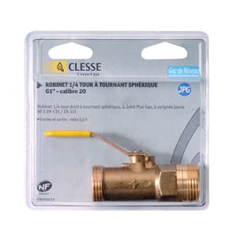 Robinet 1/4 de tour à tournant sphérique à joint