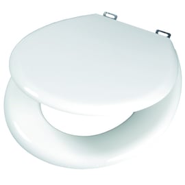 Abattant WC TRADITION bois réticulé blanc