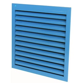 Grille d'aération 411 à encastrer aluminium argent