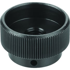 Ecrou moleté 06010 - acier - M10 - Forme B