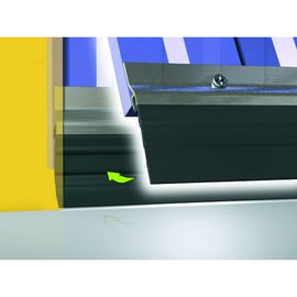 Profil d'isolation à bavette pour bas de porte de garage 60 mm ADS-GL