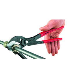 Pince clé ajustable chromée 250 mm avec manche gainé PVC