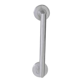 Poignée de tirage tubulaire angle vif sur rosace inox