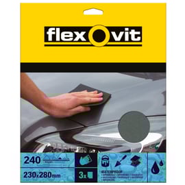 Feuille abrasive étanche - usage à l'eau