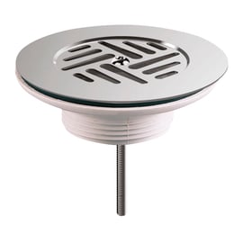 Bonde d'évier plastique à grille sans trop-plein