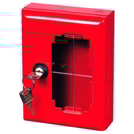 Boîte à clé de secours vitrée en plexiglas