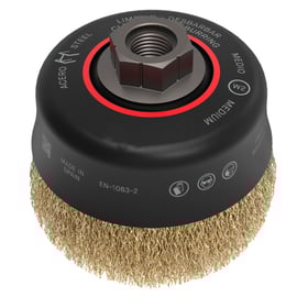 Brosse coupe à fils ondulés en acier M14