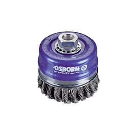 Brosse à fil pour meuleuse - mèches torsadées - fil acier