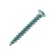 Vis PVC plastique tête fraisée Phillips® Zingué