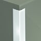 Cornière protection d'angle - acier revêtu blanc