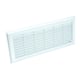 Grille d'aération F211 à sceller démontable et à fermeture rectangulaire blanc 358 x 152 mm